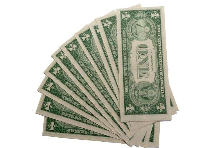 10 Consecutive $1 1935 G CH Unc  Silver Certificates