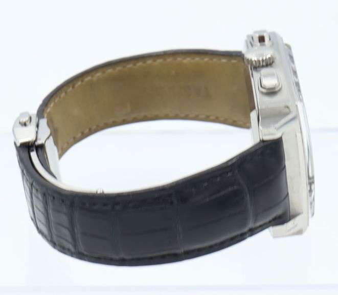 Tag Heuer Monaco cw2111, 38mm, Black Chronograph Dial, Stainless Steel W/ Box