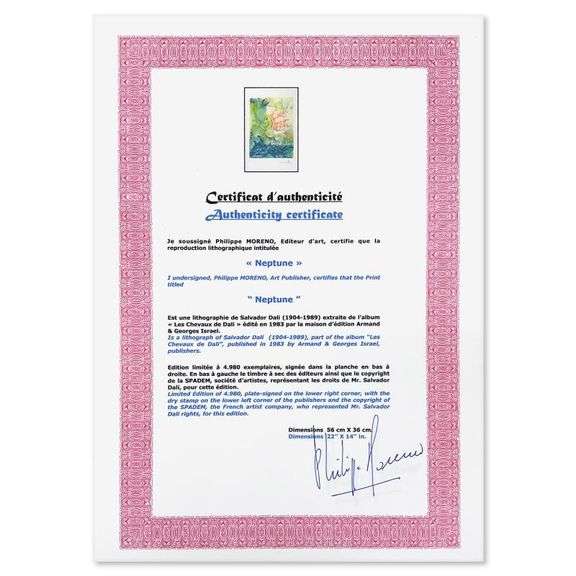 Neptune by Salvador Dali