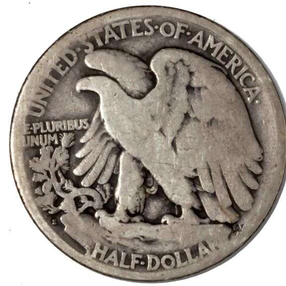 1919 S Walking Liberty Half