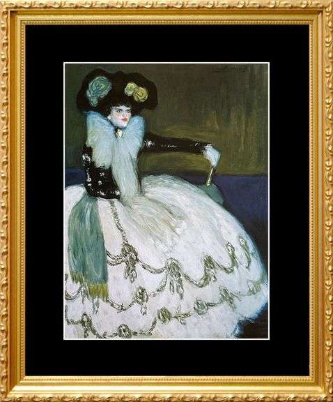 Pablo Picasso, Lady in Blue (1901)