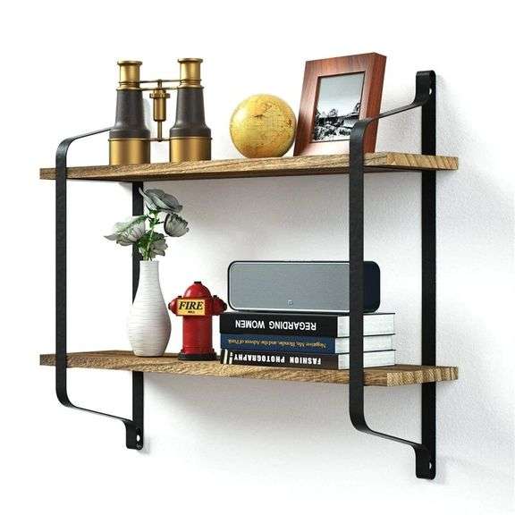 Levede Floating Shelves with Wall Mount Brackets