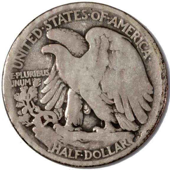 1916 D Obverse Walking Liberty Half