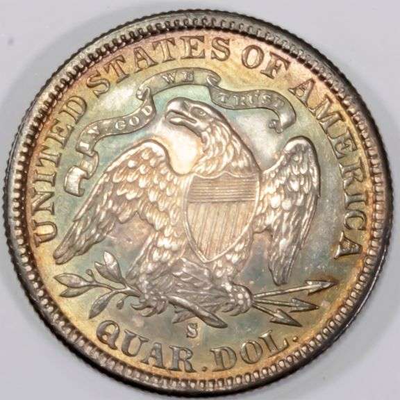 Sharp Toned 1891 S Seated Quarter