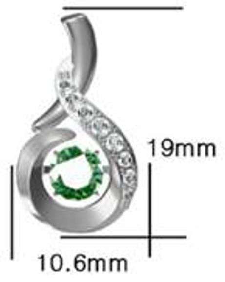 Show Stopper 14k White gold & Genuine Emerald Necklace
