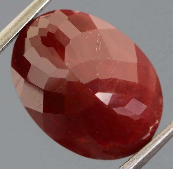 Don't miss this 4.98ct top violet red Andesine!
