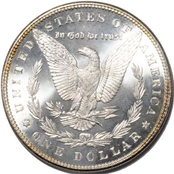 1885 Frosty White Near Proof like BU Morgan Dollar