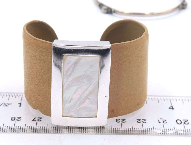Big Group Lot of Vintage 925 Sterling Silver Cuff Bangles
