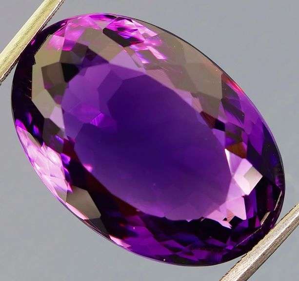Magnificent 16.63ct deep violet Amethyst