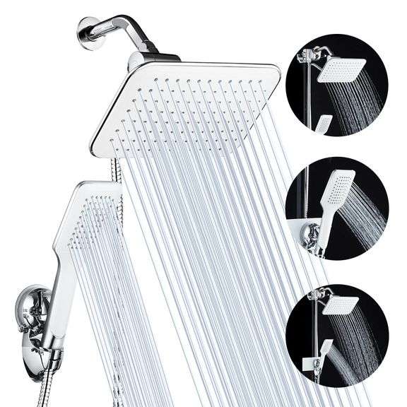 5-Piece Rainfall Shower Head Combo