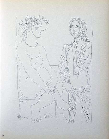 PABLO PICASSO, TWO WOMEN