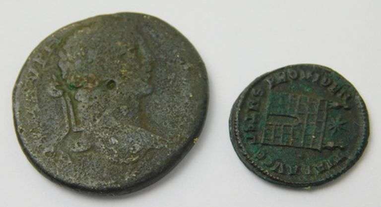 2 Roman Crusader Ancient Coins