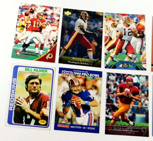 10 Washington Redskins QB Football Cards