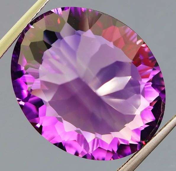 Phenomenal 20.94ct natural violet Amethyst