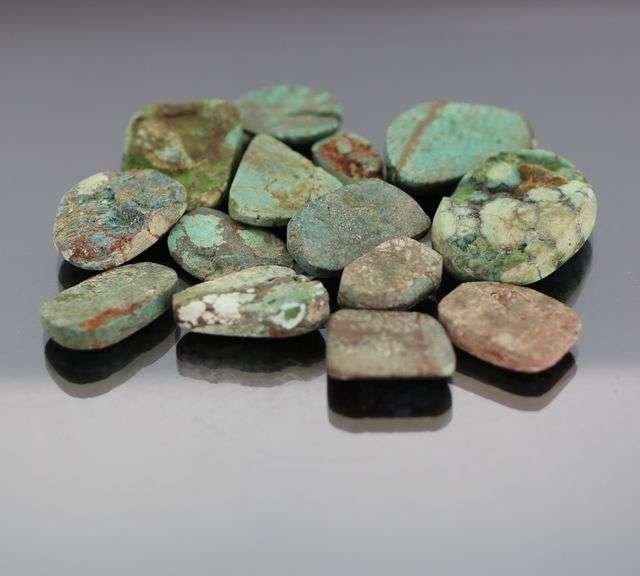 Marvelous 189ct Turquoise rough cabochon set