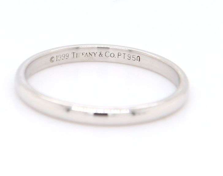 Platinum Tiffany & Co Forever 2mm Band