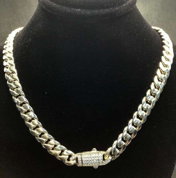 TIMELESS AND PERFECT FOR EVERYDAY 14K YELLOW GOLD MIAMI CUBAN LINK CHAIN NECKLACE