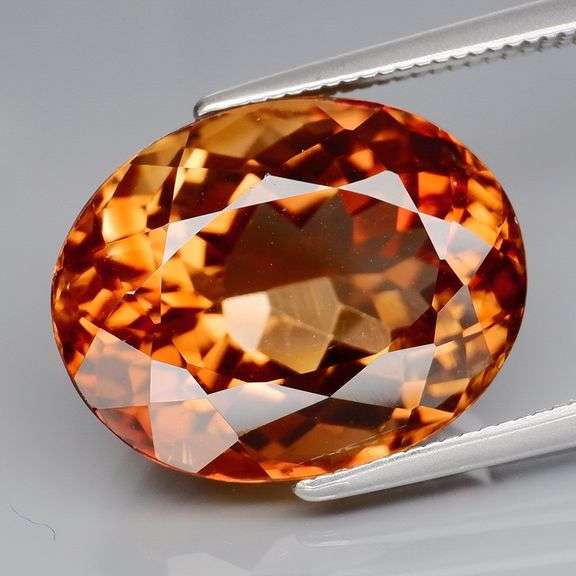 Stunning 12.74ct eye clean Imperial Topaz