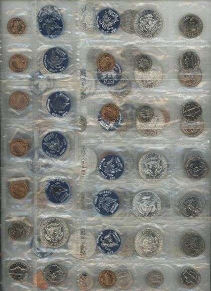 Large lot of 16 Special Mint Sets all from 1965 in original cellophane