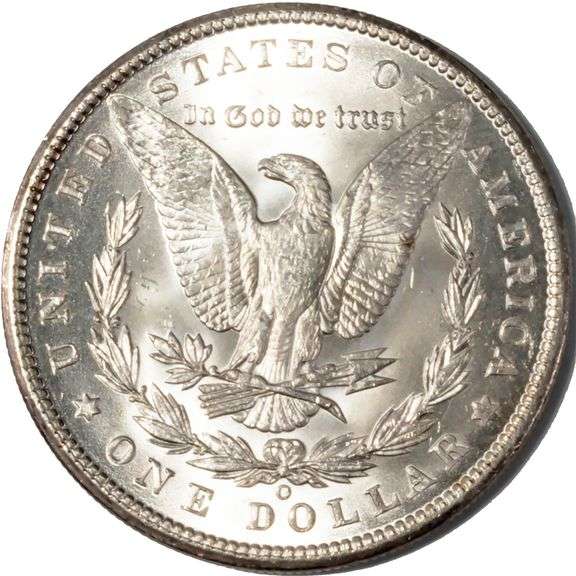 1898 O Frosty White BU Morgan Dollar