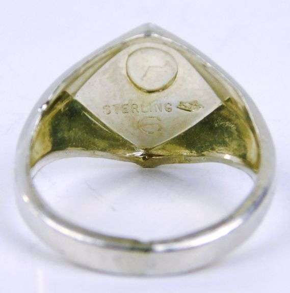 Vintage Sterling Silver Boy's Cub Scout Ring, Size 6
