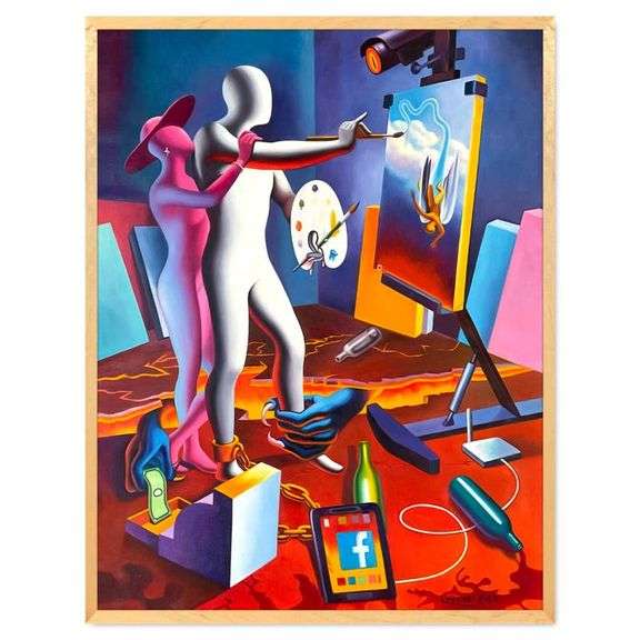 Faster Pieces are Masterpieces by Kostabi