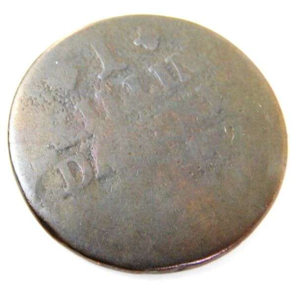 Rare 1700's Danish Colonial Coin