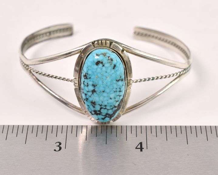 Sterling Silver Turquoise Cuff Bracelet