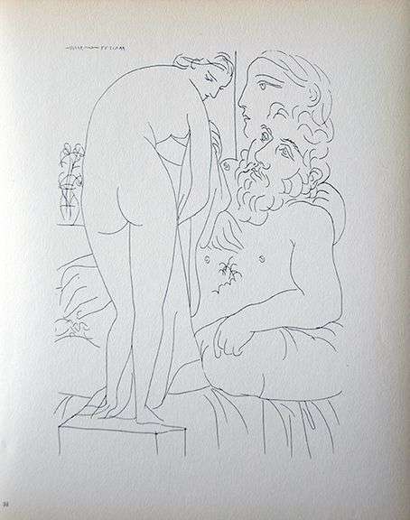 PABLO PICASSO, SCULPTOR, MODEL