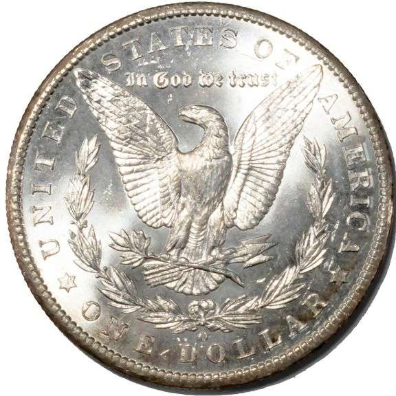 1902 O Frosty White Unc Morgan Dollar