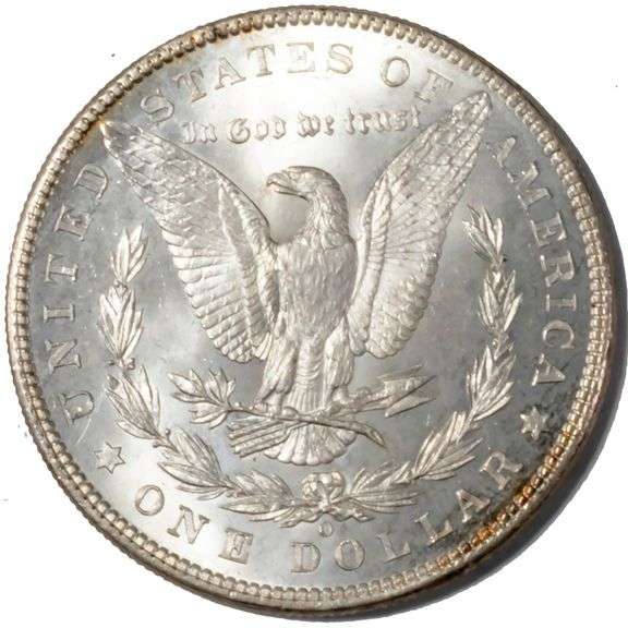 1902 O Frosty White Unc Morgan Dollar