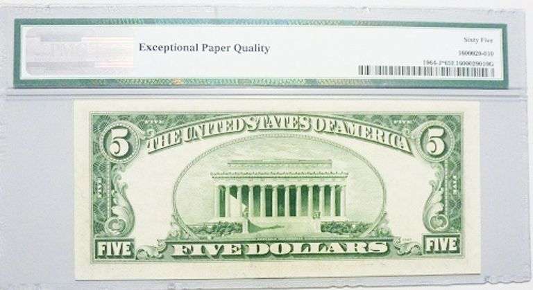 Gem Crisp 1950C $5 Star Note K.C. PMG 65 EPQ!