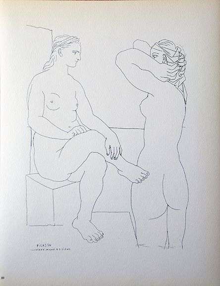 PABLO PICASSO, TWO WOMEN