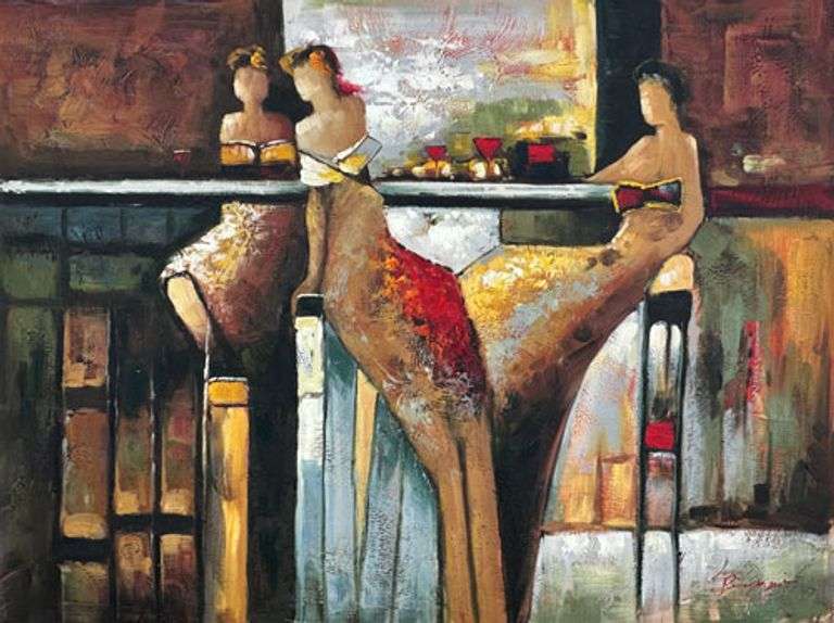 ONE OF A KIND BEAUTIFUL PAINTING ON CANVAS