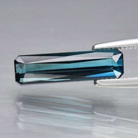 Elegant 1.33ct 12.4mm untreated blue Tourmaline!