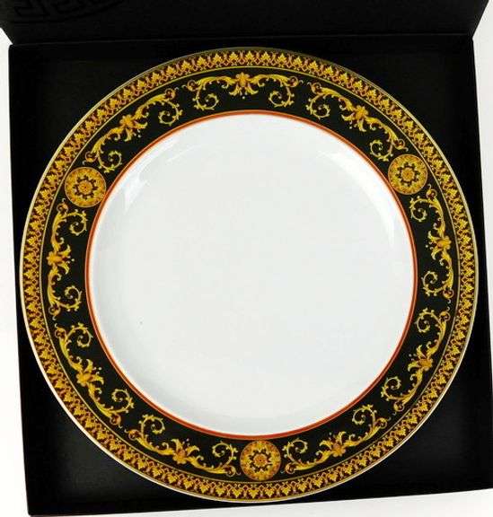Versace Medusa Dinner Plate with Box