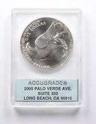 MS68 PL 1984-D Olympic Commemorative Dollar Accugrade Collectible Slab