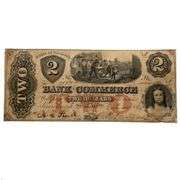 $2 State of Georgia Savannah Bank of Commerce  July 20 1861 Note