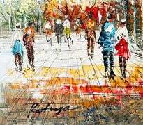 UNIQUE AND BEAUTIFUL PAINTING ON CANVAS