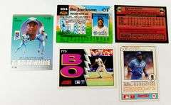 5 Bo Jackson Baseball Cards