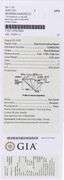 GIA Certified 3.25ct Round Brilliant Cut Diamond Pendant on Chain Necklace