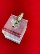 LADIES 14K YELLOW GOLD AND DIAMOND BAND