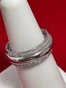 CERTIFIED NEW 18K WHITE GOLD DIAMOND BAND