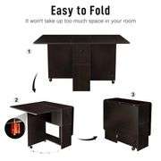 Folding Dining Table with Storage