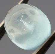 Glistening 3.84ct natural Aquamarine cabochon