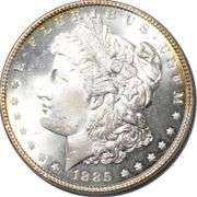 1885 Frosty White Near Proof like BU Morgan Dollar