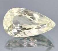 Remarkable 24.41ct high fire platinum blonde Kunzite
