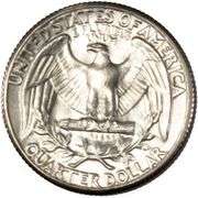 GEM BU 1938  Frosty White Washington Quarter