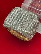 CERTIFIED 14K GOLD AND DIAMOND RING 5.50 CARAT