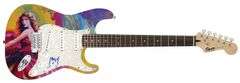 Peter Max Taylor Swift Artist Autographed Custom Graphics Guitar ACOA